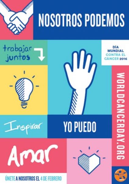 4 DE FEBRERO DÍA MUNDIAL CONTRA EL CÁNCER 