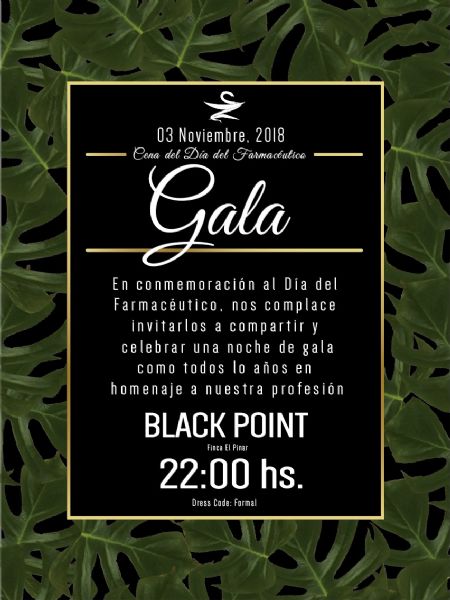 CENA DÍA DEL FARMACÉUTICO