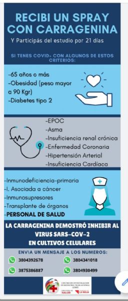 ESTUDIO CLINICO DE SPRAY NASAL PARA TRATAR COVID-19