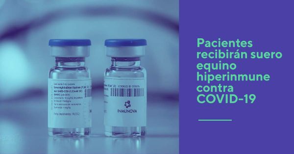 CORONAVIRUS: COMIENZO DE DISTRIBUCION DEL SUERO EQUINO HIPERINMUNE