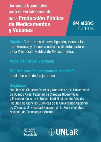 JORNADA NACIONALES PARA EL FORTALECIMIENTO DE LA PRODUCCION PUBLICA DE MEDICAMENTOS Y VACUNAS 