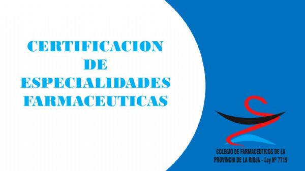 LLAMADO A CERTIFICACION ESPECIALIDADES 2021