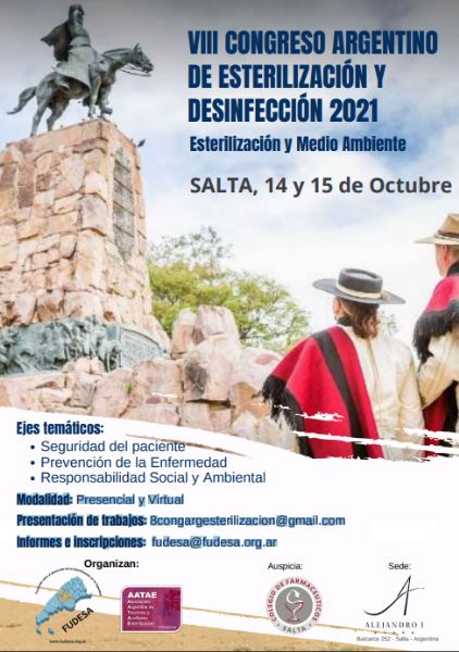 VIII CONGRESO ARGENTINO DE ESTERILIZACION Y DESINFECCION 2021