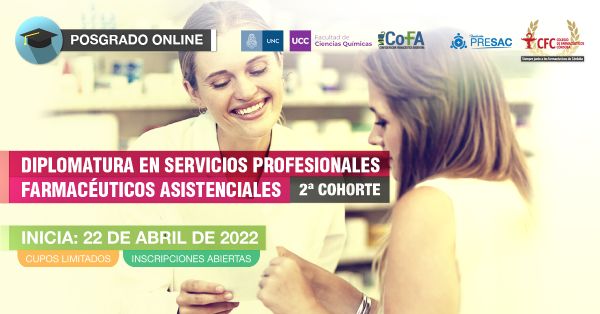 DIPLOMATURA SERVICIOS PROFESIONALES FARMACEUTICOS ASISTENCIALES COHORTE 2022